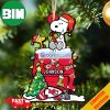 Las Vegas Raiders NFL Snoopy Ornament Personalized Christmas For Fans Gift 2023 Holidays