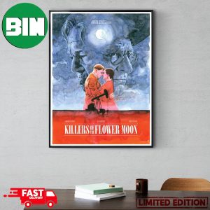 Killers Of Flower Moon New Poster For Martin Scorsese Home Decor Poster Canvas