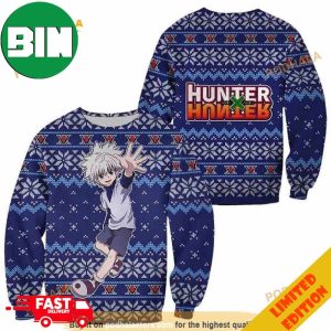 Killua Hunter x Hunter Anime Gift Ugly Sweater For Men And Women