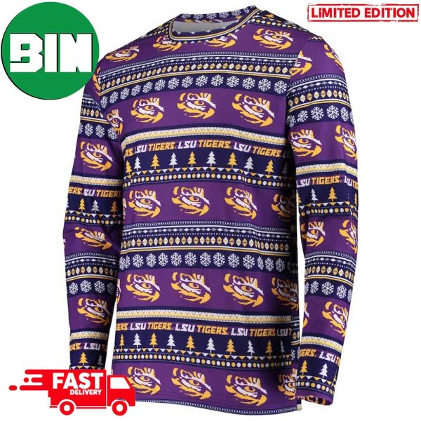 LSU Tigers Concepts Sport Ugly Sweater For Men And Women Xmas Gift 2023 Christmas Holiday