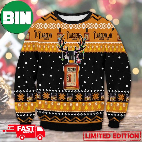 Larceny Bourbon Ugly Christmas Sweater For Men And Women