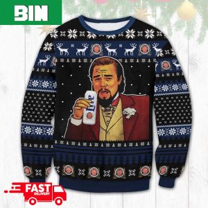 Leonardo DiCaprio Meme Miller Lite Ugly Christmas Sweater
