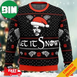 Let it Snow Jon Game of Thrones Ugly Christmas Sweater 2023 Anmie Ape For Men And Women