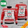 Liverpool FC Away Kit Custom Name And Number 2023 Holiday Gift For Fans Ugly Sweater