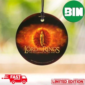 Lord Of The Rings Eye Of Sauron Christmas Tree Decorations 2023 Ornament