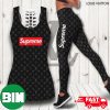 Louis Vuitton x Supreme Mickey Mouse Disney Combo Tank Top And Leggings Clothing Trending 2023 For Women