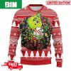 MLB Baltimore Orioles x Grinch Pine Tree Snowflakes Pattern Xmas Gift Ugly Sweater