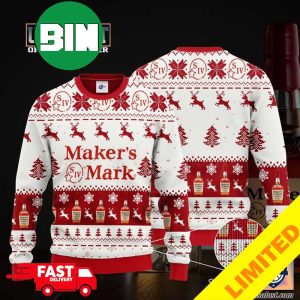 Maker’s Mark Whiskey For Drink Lovers Ugly Sweater
