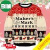 Malt Whiskey Maker’s Mark The Happiest Drink On Earth Christmas 2023 Holiday Ugly Sweater