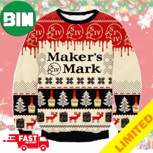 Maker’s Mark Whiskey Knitting Pattern Christmas Ugly Sweater