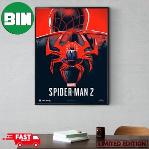 Marvel Spider-Man 2 Playstation 5 Sony Tribute Poster By Rico Jr Home Decor Poster Canvas