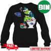 Miami Dolphins NFL Christmas Grinch Santa I Hate People But I Love My Dolphins T-Shirt