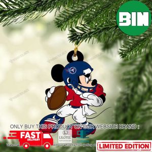 Mickey Mouse NFL Tennessee Titans Christmas Tree Decorations Ornament