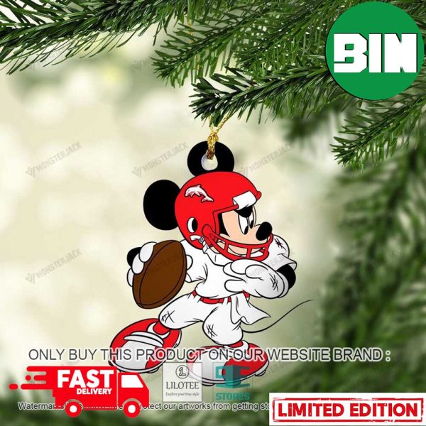 Mickey Mouse NRL Dolphins Christmas Gift For Fans Ornament