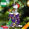 Minnesota Vikings NFL Snoopy Ornament Personalized Christmas For Fans Gift 2023 Holidays