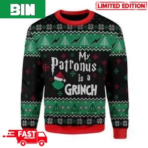 My Patronus Is A Grinch Ugly Christmas Sweater