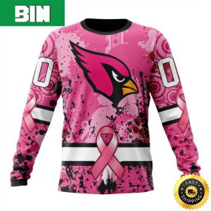 NFL Arizona Cardinals Can In October We Wear Pink Breast Cancer Gift For Football Fans Ugly Sweater