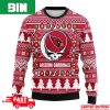 NFL Atlanta Falcons Grateful Dead For Holiday 2023 Xmas Gift For Men And Women Funny Ugly Sweater