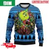 NFL Carolina Panthers Grinch Hug 3D Christmas Gift 2023 Xmas Ugly Sweater