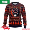 NFL Carolina Panthers Grateful Dead For Holiday 2023 Xmas Gift For Men And Women Funny Ugly Sweater