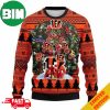 NFL Cincinnati Bengals Christmas Tree 2023 Holiday Ugly Sweater