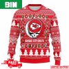 NFL Kansas City Chiefs Grateful Dead For Holiday 2023 Xmas Gift For Men And Women Funny Ugly Sweater