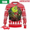 NFL Jacksonville Jaguars Grinch Hug 3D Christmas 2023 Gift Xmas Ugly Sweater For Men And Women