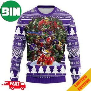 NFL Minnesota Vikings Christmas Tree 3D Xmas Gift Ugly Sweater