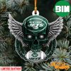 NFL New York Jets Xmas Skull Christmas Gift For Fans Ornament