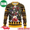 NFL Pittsburgh Steelers Groot Hug 2023 Xmas Gift Ugly Christmas Sweater