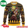 NFL Pittsburgh Steelers Groot Hug 2023 Xmas Gift Ugly Christmas Sweater