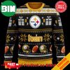 NFL Philadelphia Eagles Custom Woolen Pattern Custom Name Ugly Christmas Sweater 2023 For Men And Women