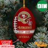 NFL San Francisco 49ers Xmas Mickey Custom Name Ornament