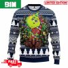 NFL Seattle Seahawks Grinch Hug 3D Christmas Gift For Holiday 2023 Ugly Sweater