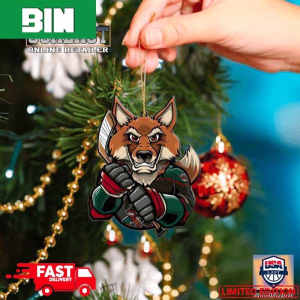 NHL Arizona Coyotes Mascot Christmas Tree Decorations 2023 Ornament