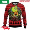NHL Carolina Hurricanes Grinch Hug 3D Christmas 2023 Xmas Gift Ugly Sweater