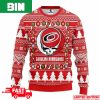 NHL Calgary Flames Grateful Dead For Holiday 2023 Xmas Gift For Men And Women Funny Ugly Sweater