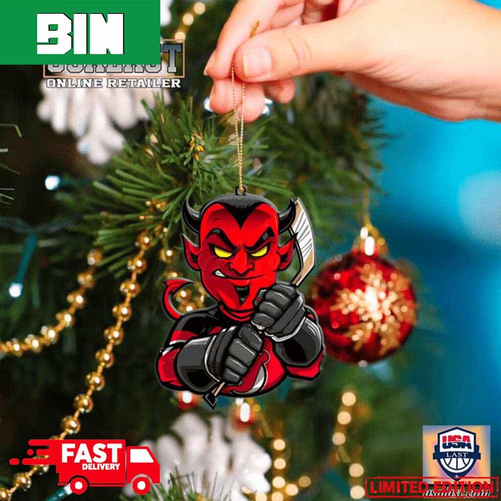 NHL New Jersey Devils Mascot Christmas Ornament - USALast