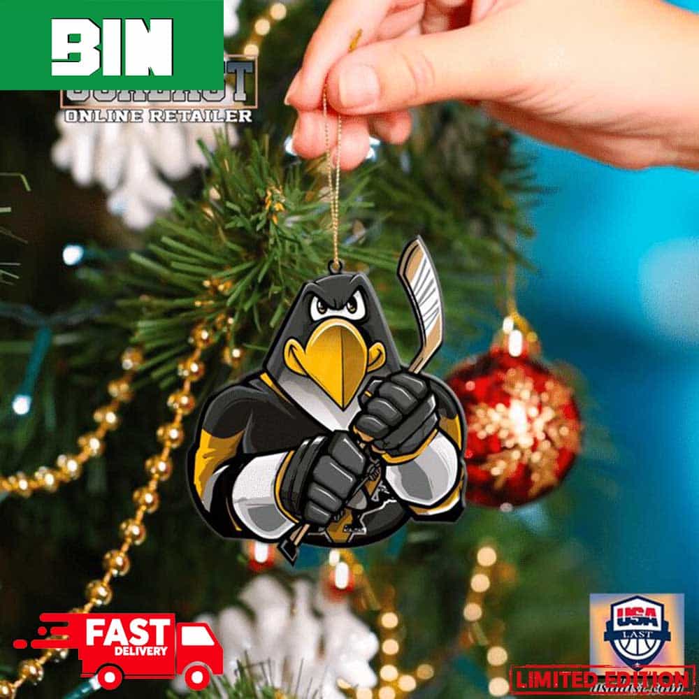 NHL Pittsburgh Penguins Mascot Christmas 2023 Holiday Tree Decorations Ornament