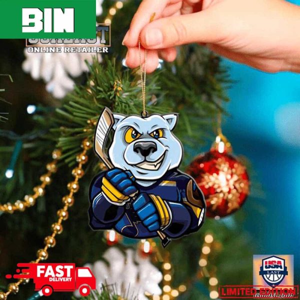 NHL St Louis Blues Mascot Christmas 2023 Holiday Tree Decorations Ornament