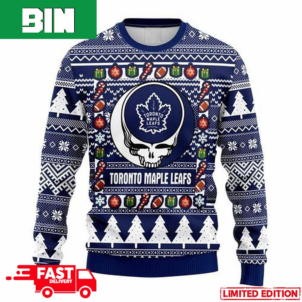 Personalized NHL Toronto Maple Leafs custom Ugly Christmas Sweater
