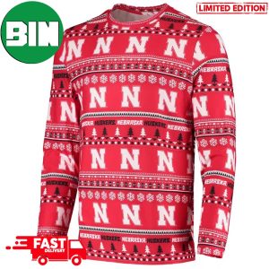 Nebraska Huskers Concepts Sport For Fans NCAA Christmas Gift Ugly Sweater