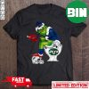 New England Patriots NFL Christmas Grinch I Hate People But I Love My Favorite Football Team T-Shirt