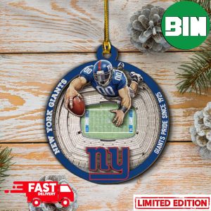 New York Giants NFL Stadium View Xmas Gift For Fans Christmas Ornament