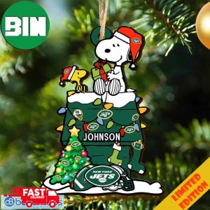 New York Jets NFL Snoopy Ornament Personalized Christmas For Fans Gift 2023 Holidays