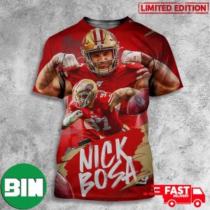 Nick Bosa San Francisco 49ers Number 97 3D T-Shirt