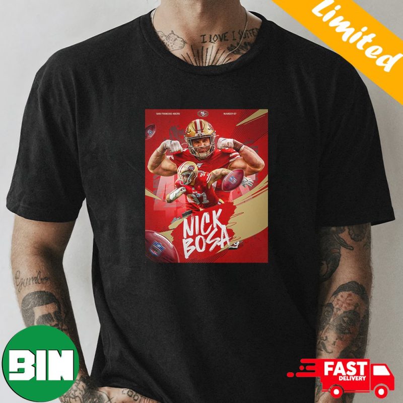 Nike, Shirts, San Francisco 49ers Nick Bosa Red 97 Jersey