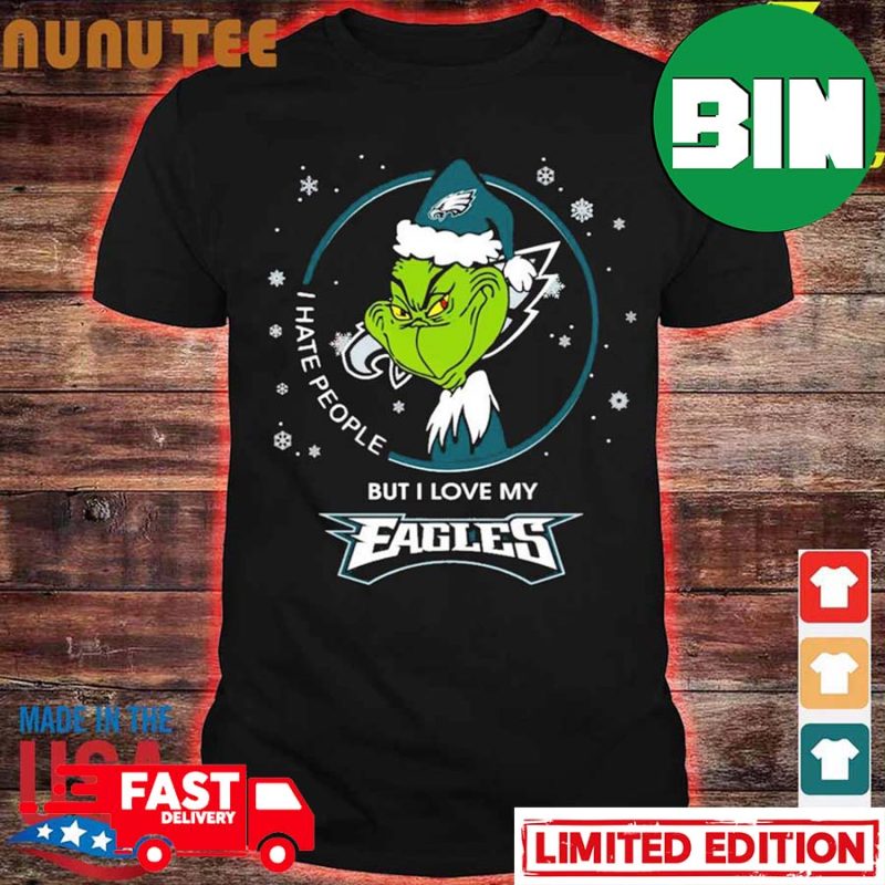 Grinch NFL Official Team Football Philadelphia Eagles Shirt