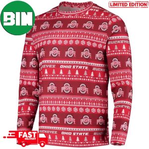 Ohio State Buckeyes Concepts Sport For Men And Women Christmas Gift 2023 Ugly Sweater