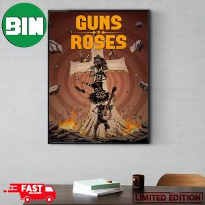 Orbit Guns N Roses Bonus Edition By Michael Frizell TidalWave Comics Home Decor Poster Canvas
